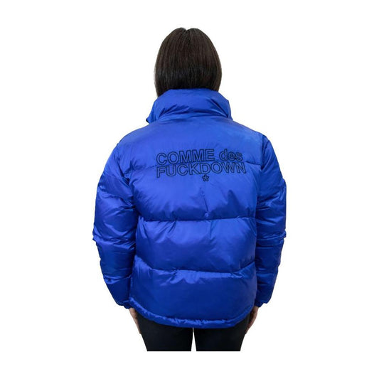 Chic Nylon Down Jacket with Iconic Detailing