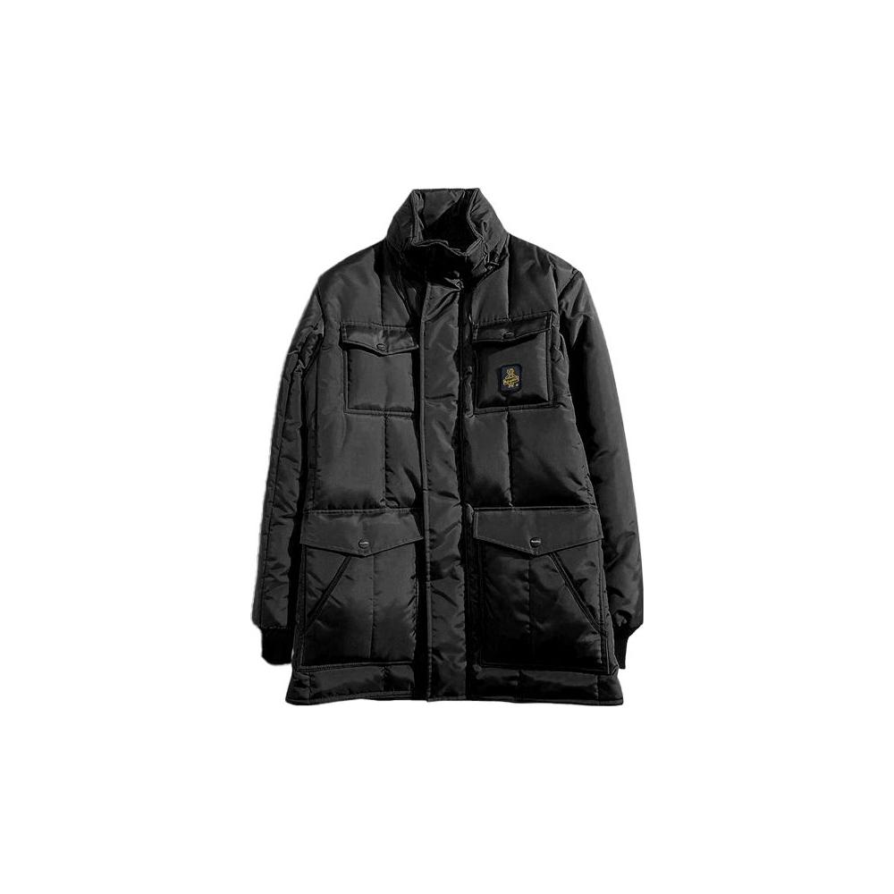 Sleek Quilted Puffer Jacket with Convertible Hood