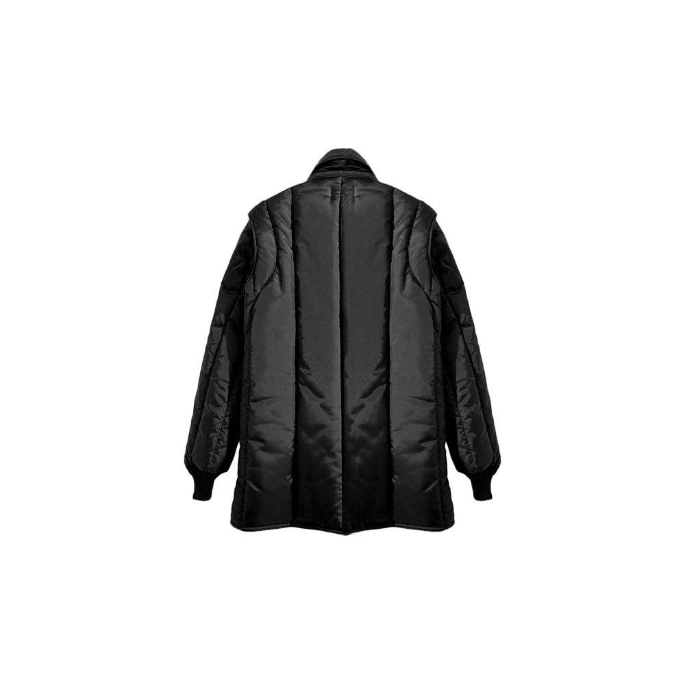 Sleek Quilted Puffer Jacket with Convertible Hood