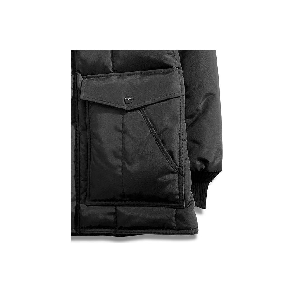 Sleek Quilted Puffer Jacket with Convertible Hood