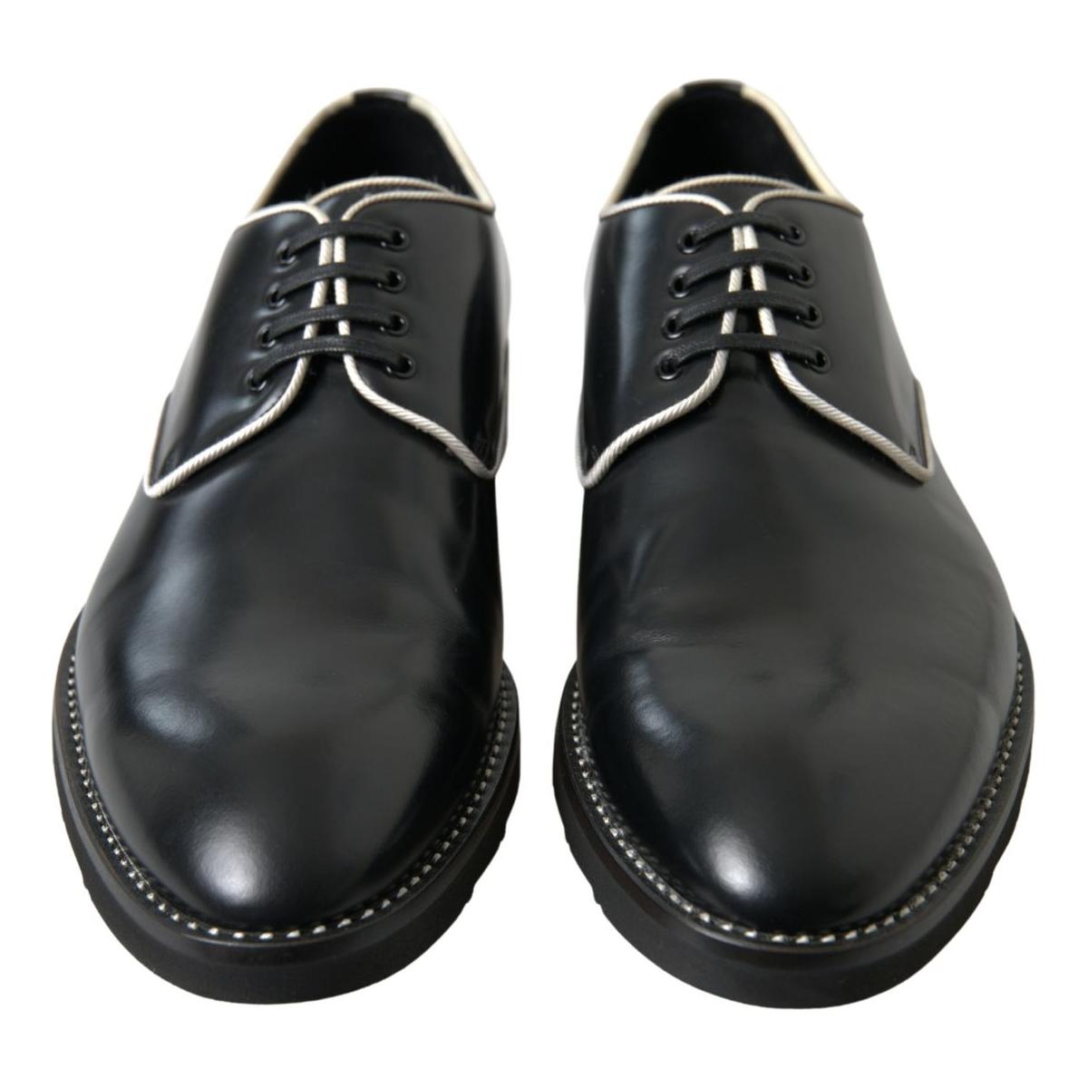 Elegant Black and White Formal Men's Shoes