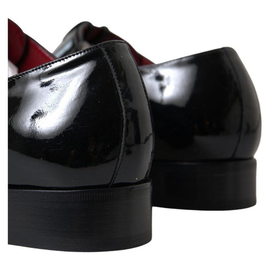 Elegant Black Patent Leather Formal Men's Shoes