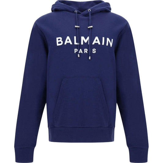 Elegant Navy Blue Monogram Hoodie