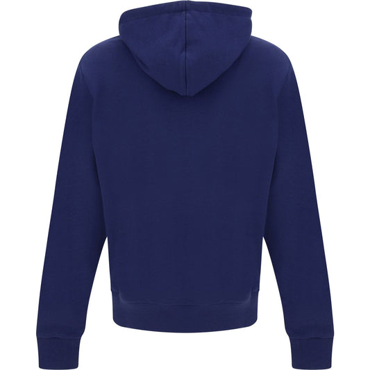 Elegant Navy Blue Monogram Hoodie