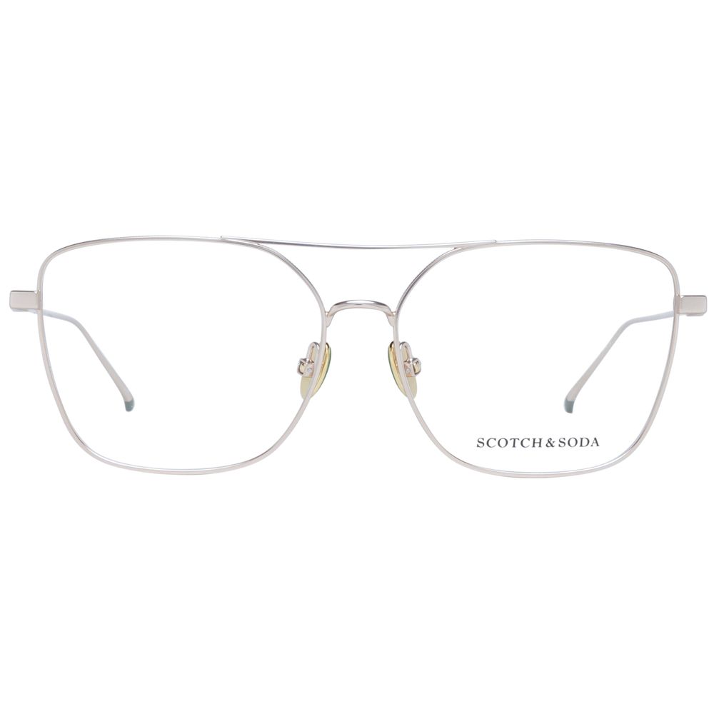 Scotch & Soda Gold Metal Glasses (Frames) Scotch & Soda