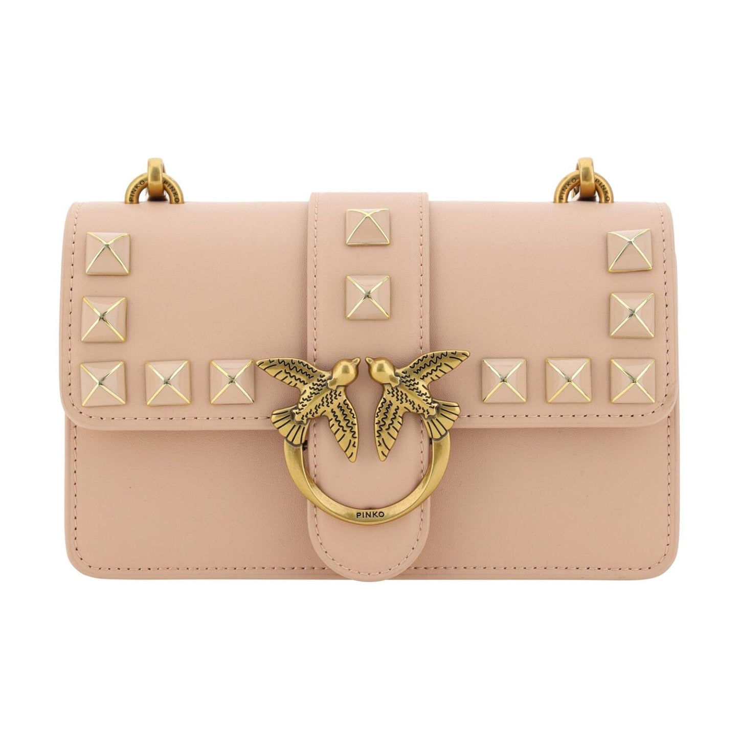 Chic Pink Cipria Mini Love Shoulder Bag