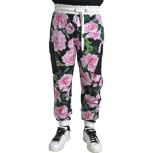 Elegant Multicolor Cotton Joggers