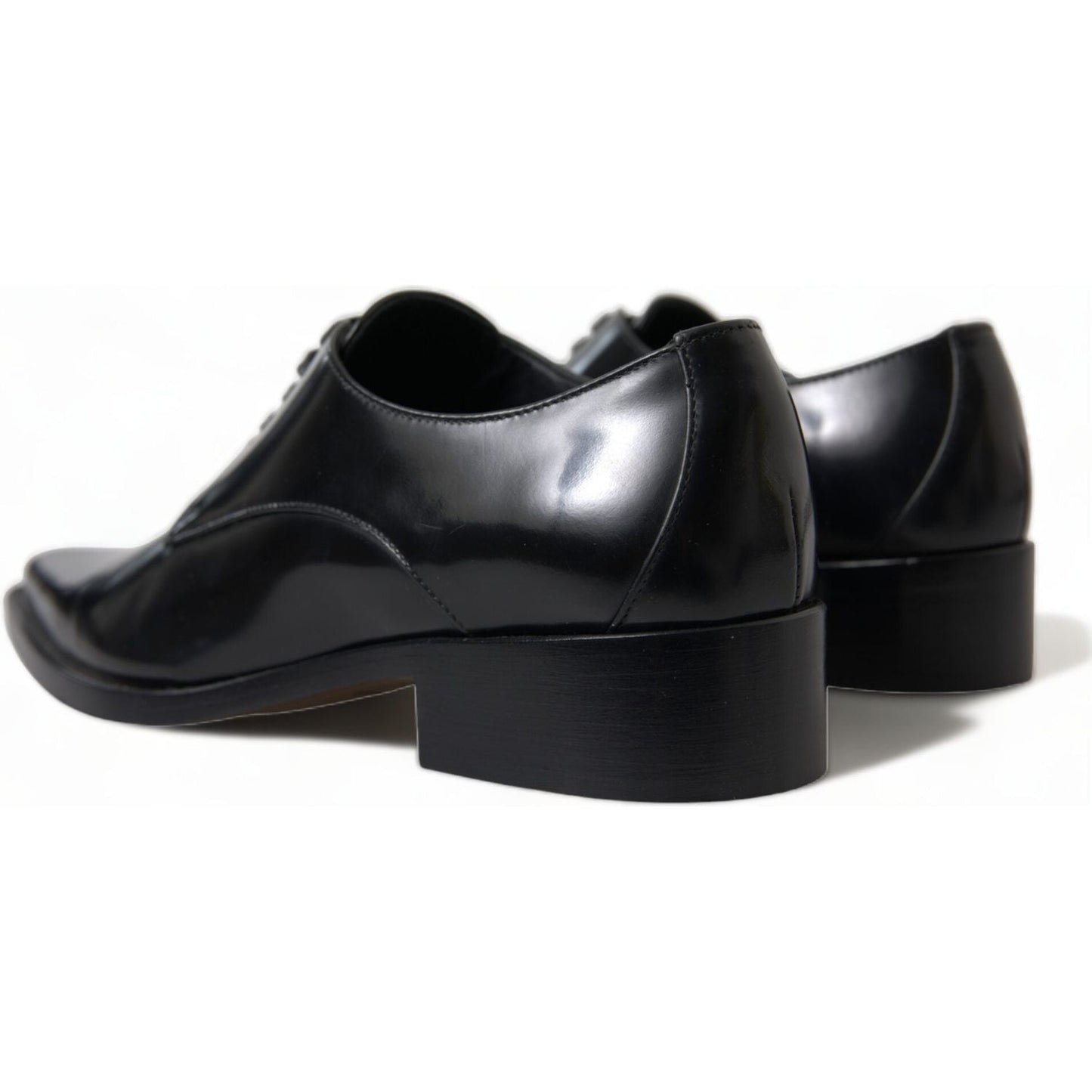 Elegant Black Leather Formal Flats