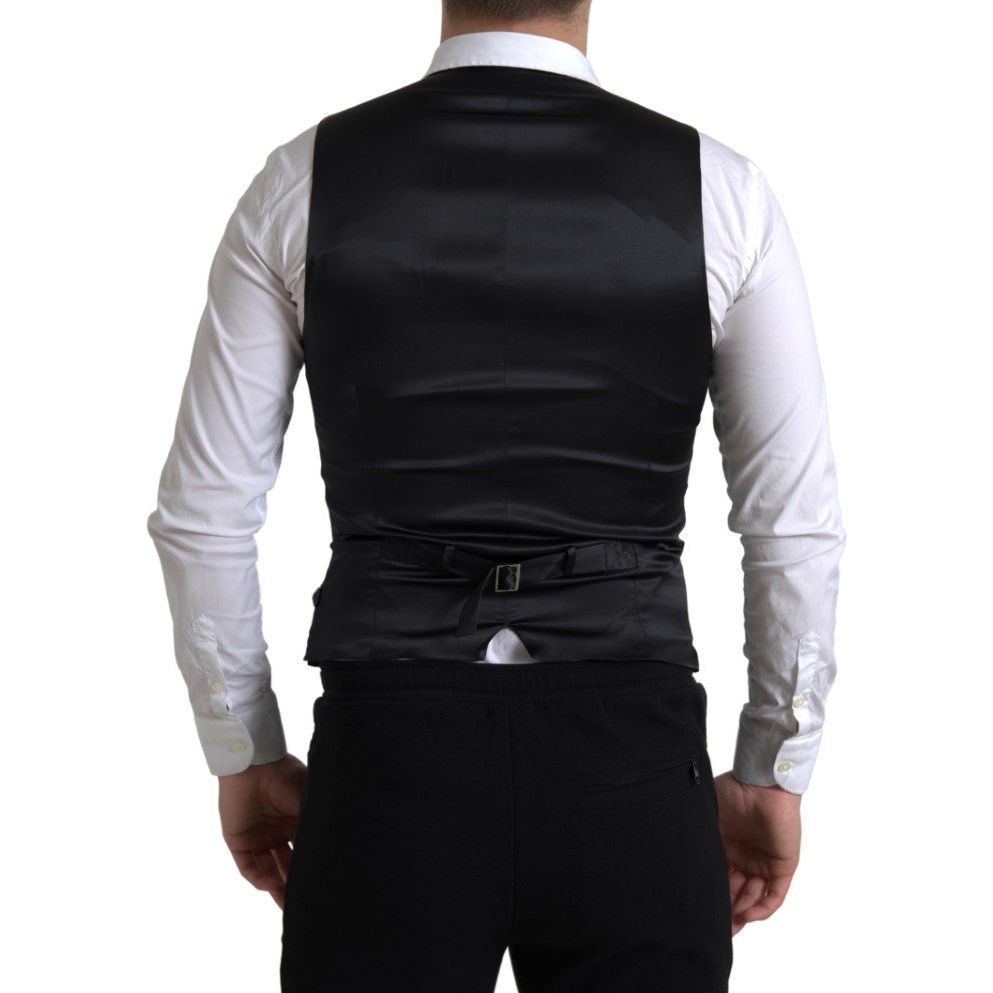 Elegant Black Formal Dress Vest