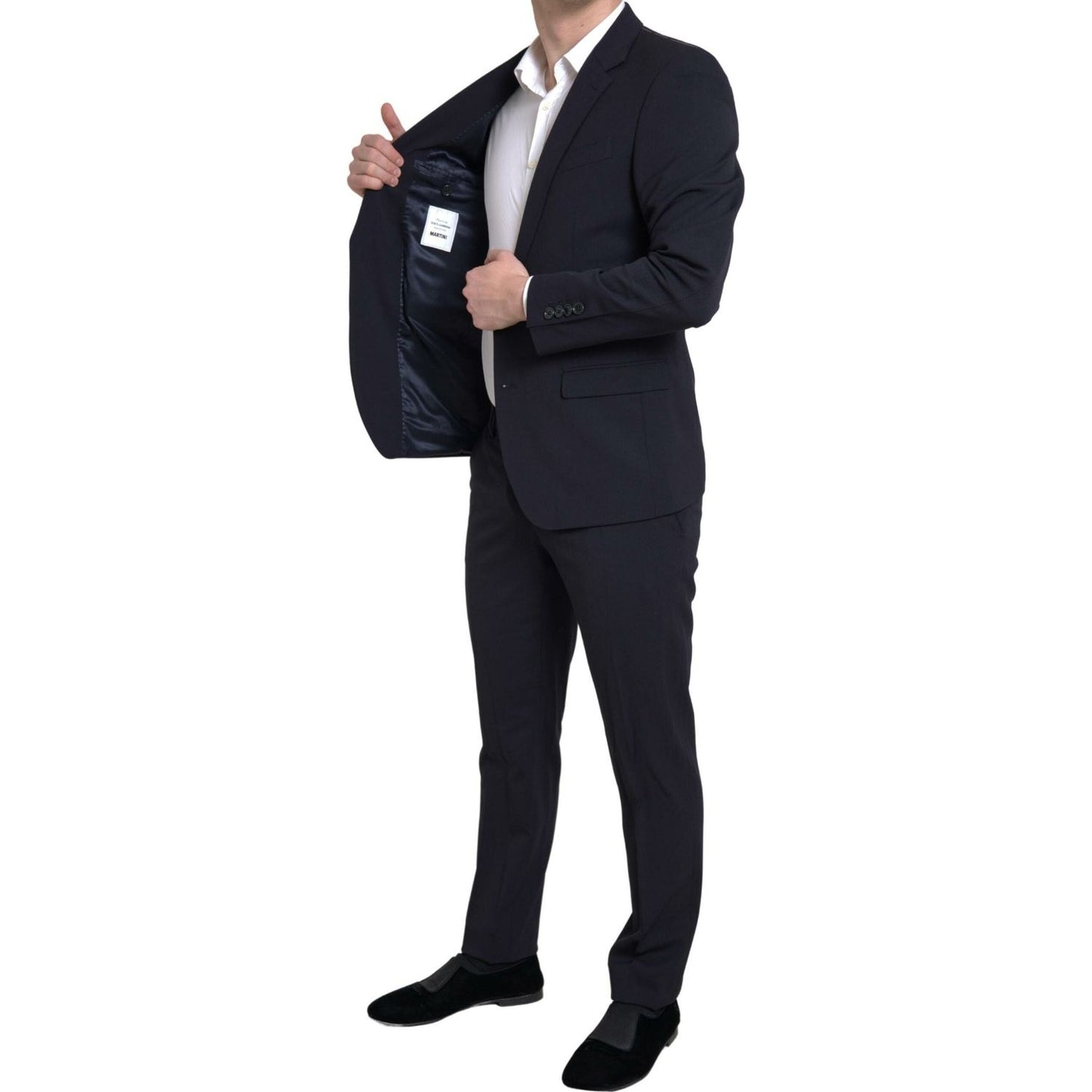 Sleek Dark Blue Martini Slim Fit Suit