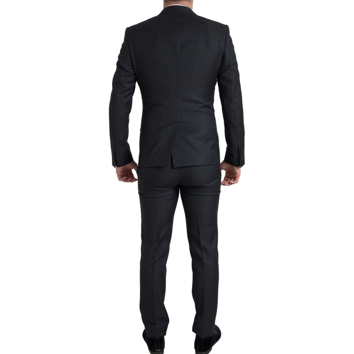 Elegant Black Martini Slim Fit 3-Piece Suit