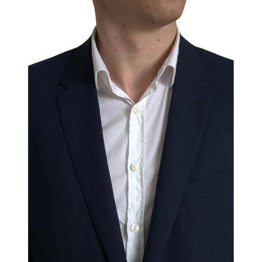 Elegant Blue Martini Slim Fit Two-Piece Suit