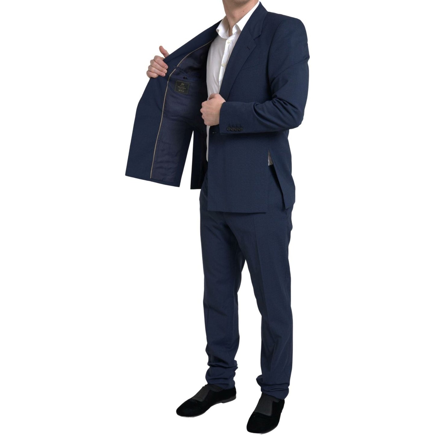 Elegant Slim Fit Blue Two-Piece Suit