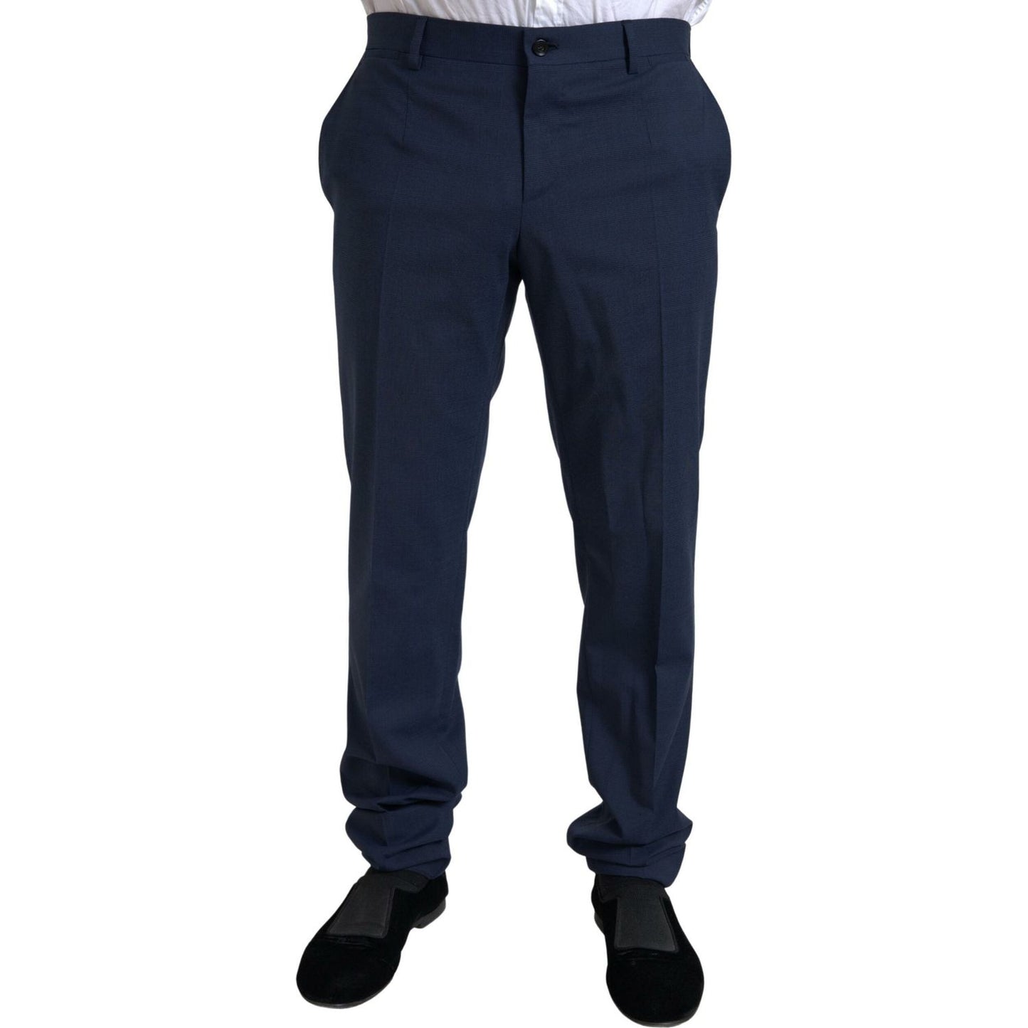 Elegant Slim Fit Blue Two-Piece Suit