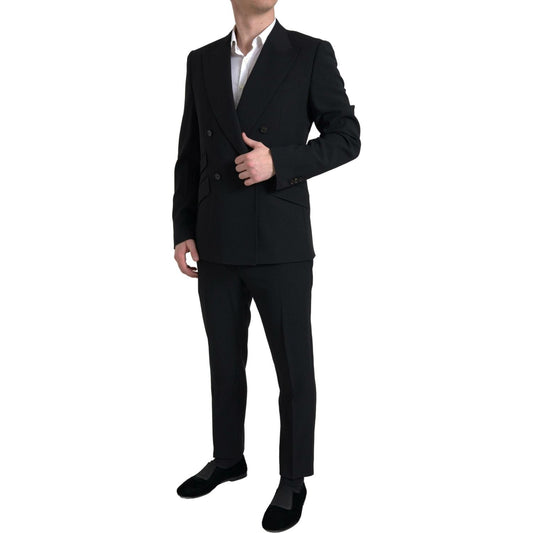 Elegant Slim Fit Double Breasted Suit