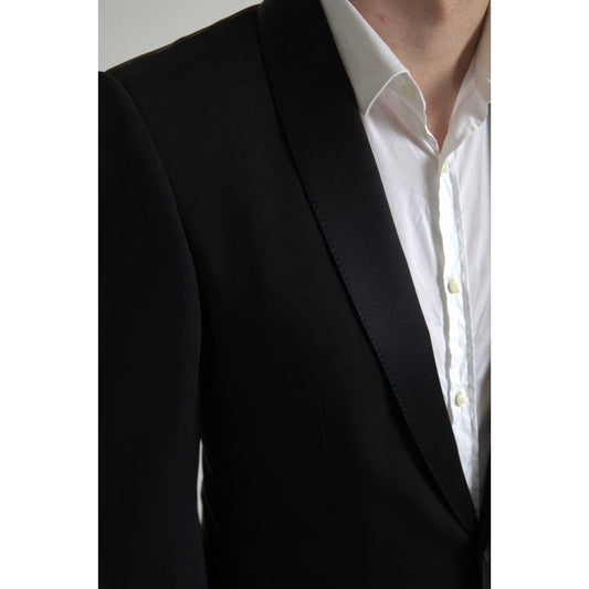 Chic Slim Fit Virgin Wool Blazer