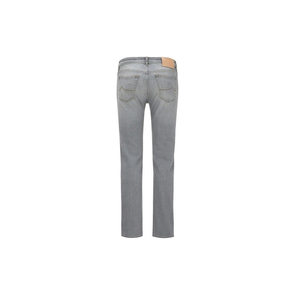 Sleek Slim Fit Grey Denim