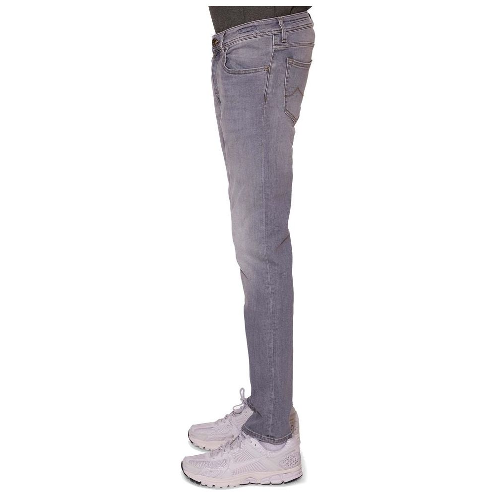 Sleek Slim Fit Grey Denim