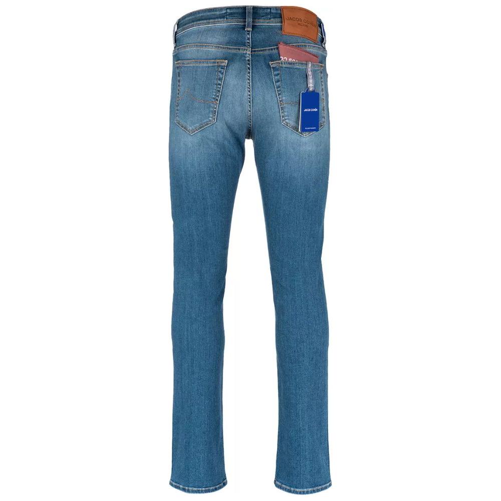 Jacob Cohen Elegant Slim Fit Light Blue Denim Jacob Cohen