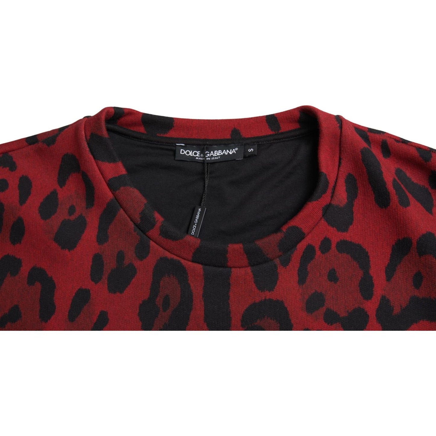 Red Leopard Print Cotton Tank Top