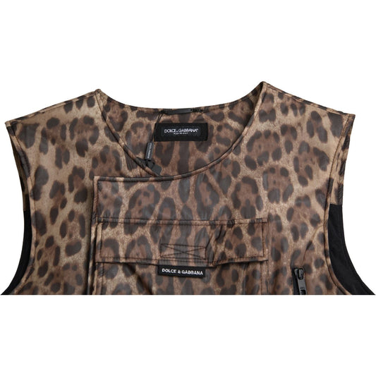 Silk Leopard Vest Exclusive Sportswear