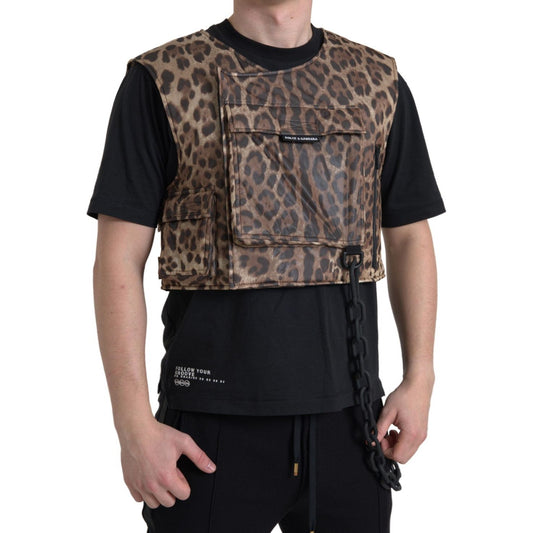 Silk Leopard Vest Exclusive Sportswear