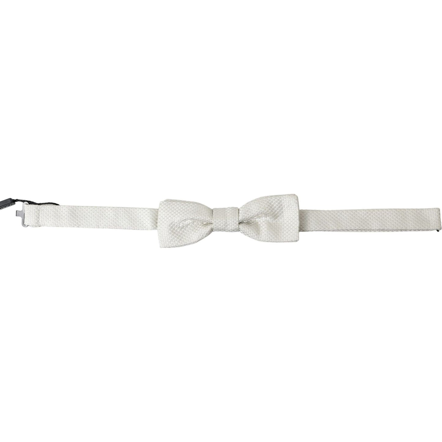 Elegant Ivory Silk Bow Tie