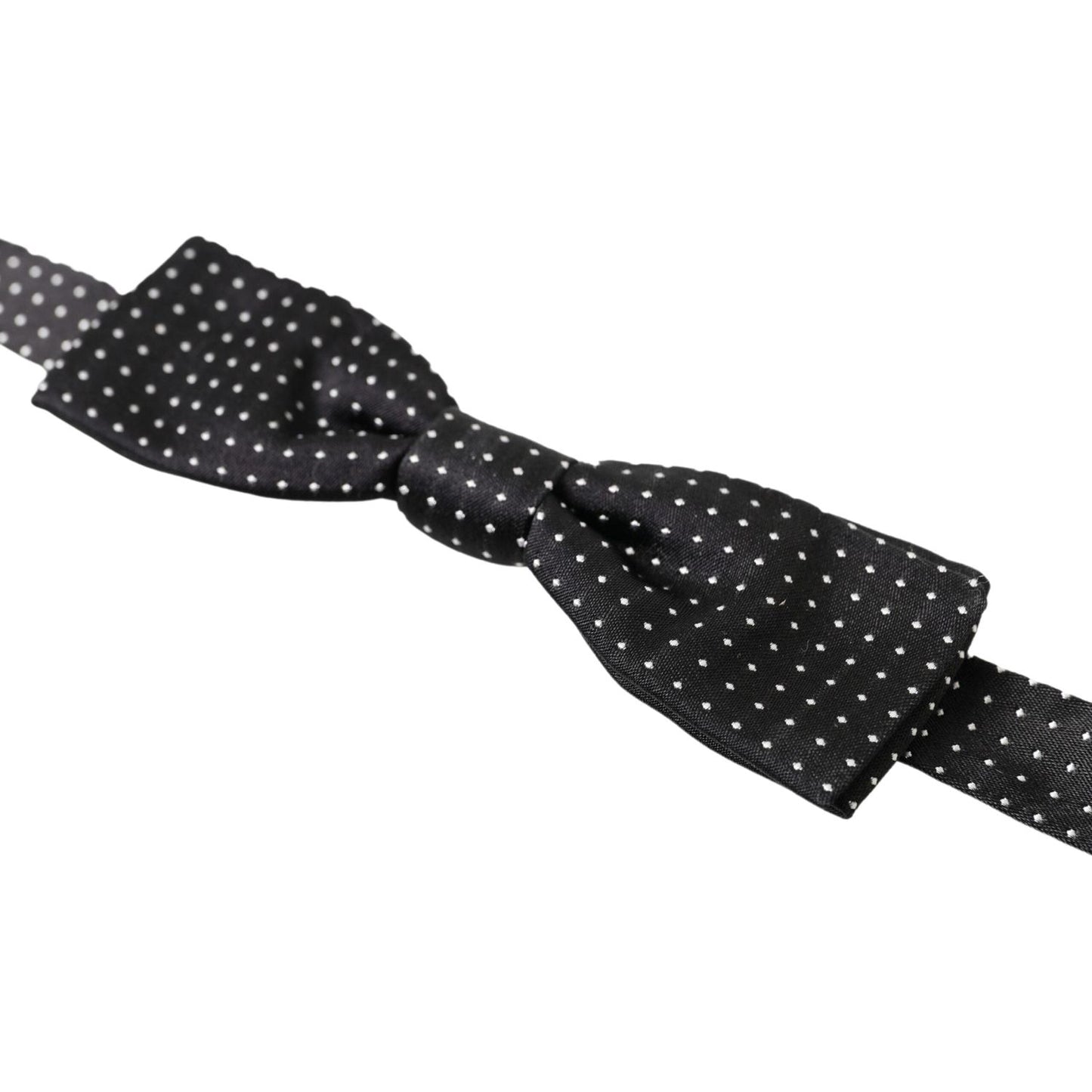 Elegant Silk Black Bow Tie