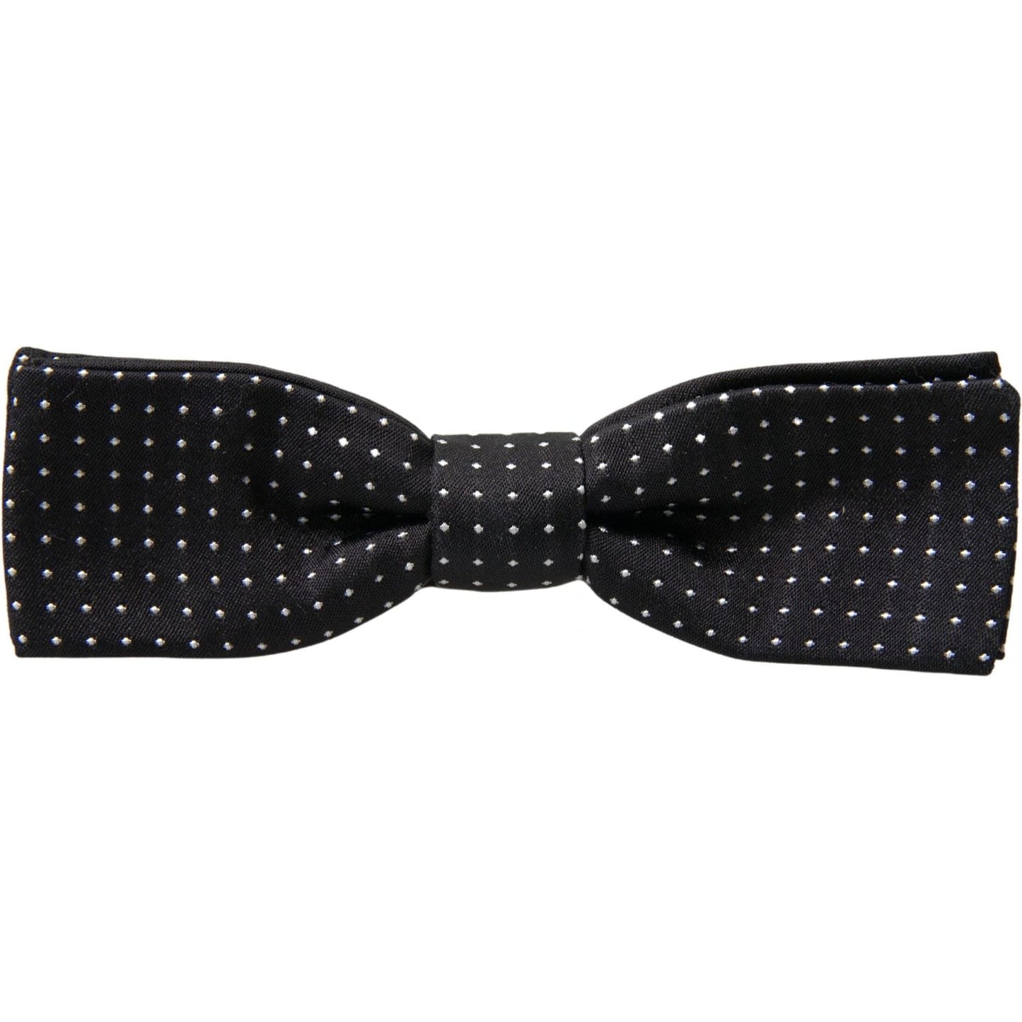 Elegant Silk Black Bow Tie