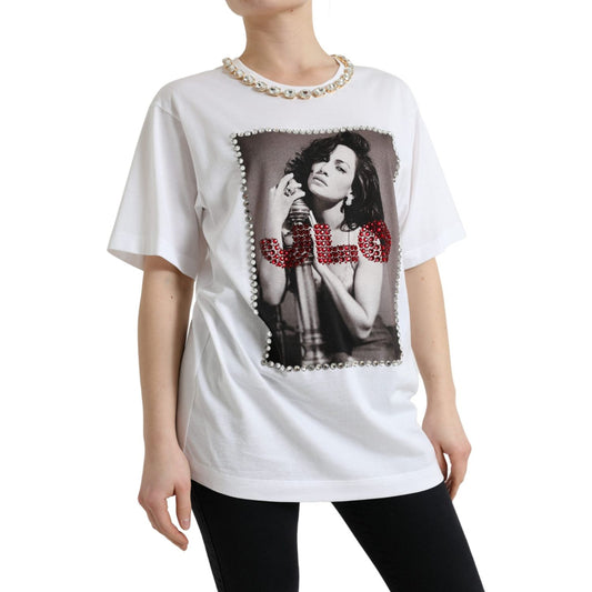 Dolce & Gabbana J.Lo Portrait Crystal Tee – Limited Edition Dolce & Gabbana