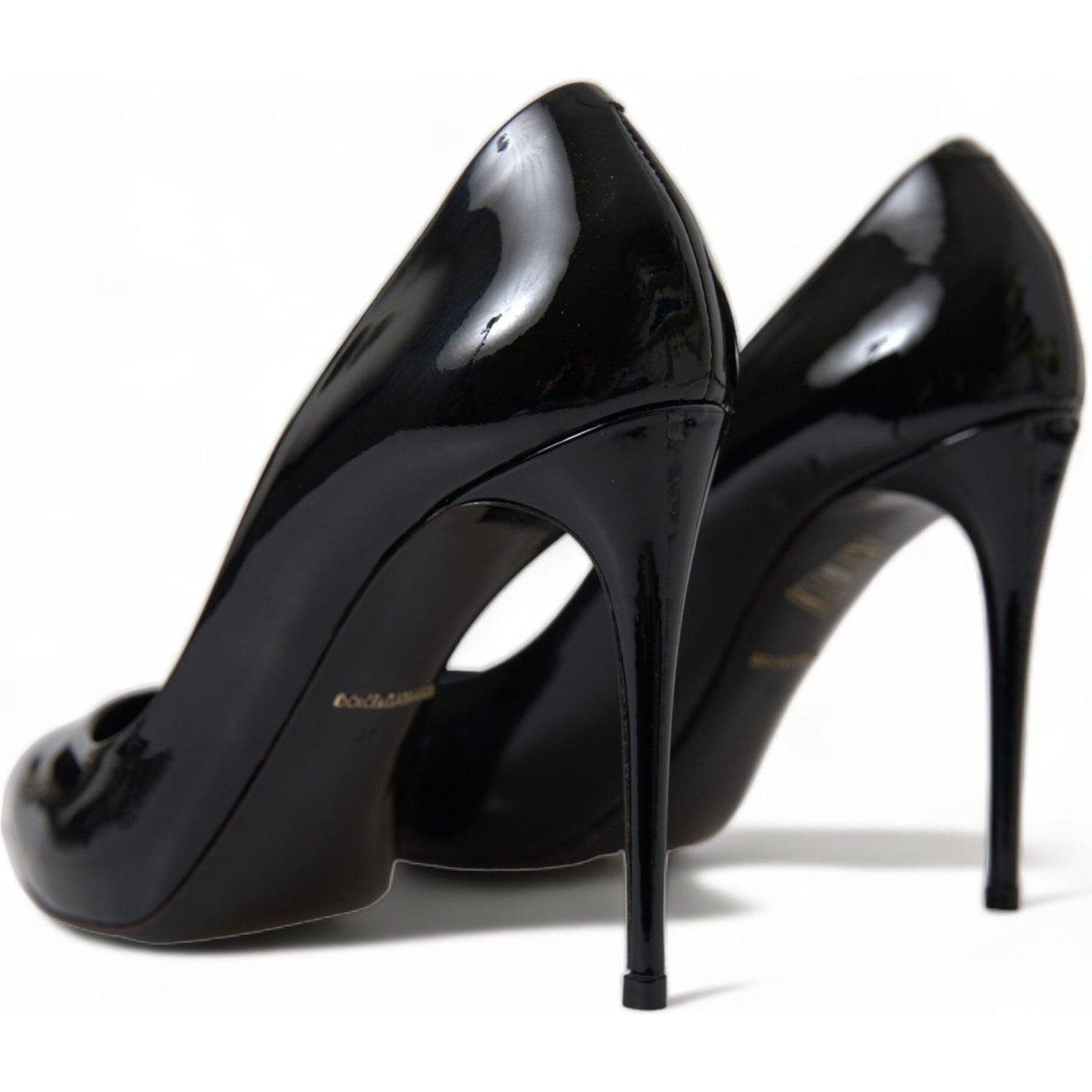 Elegant Black Patent Stiletto Heels