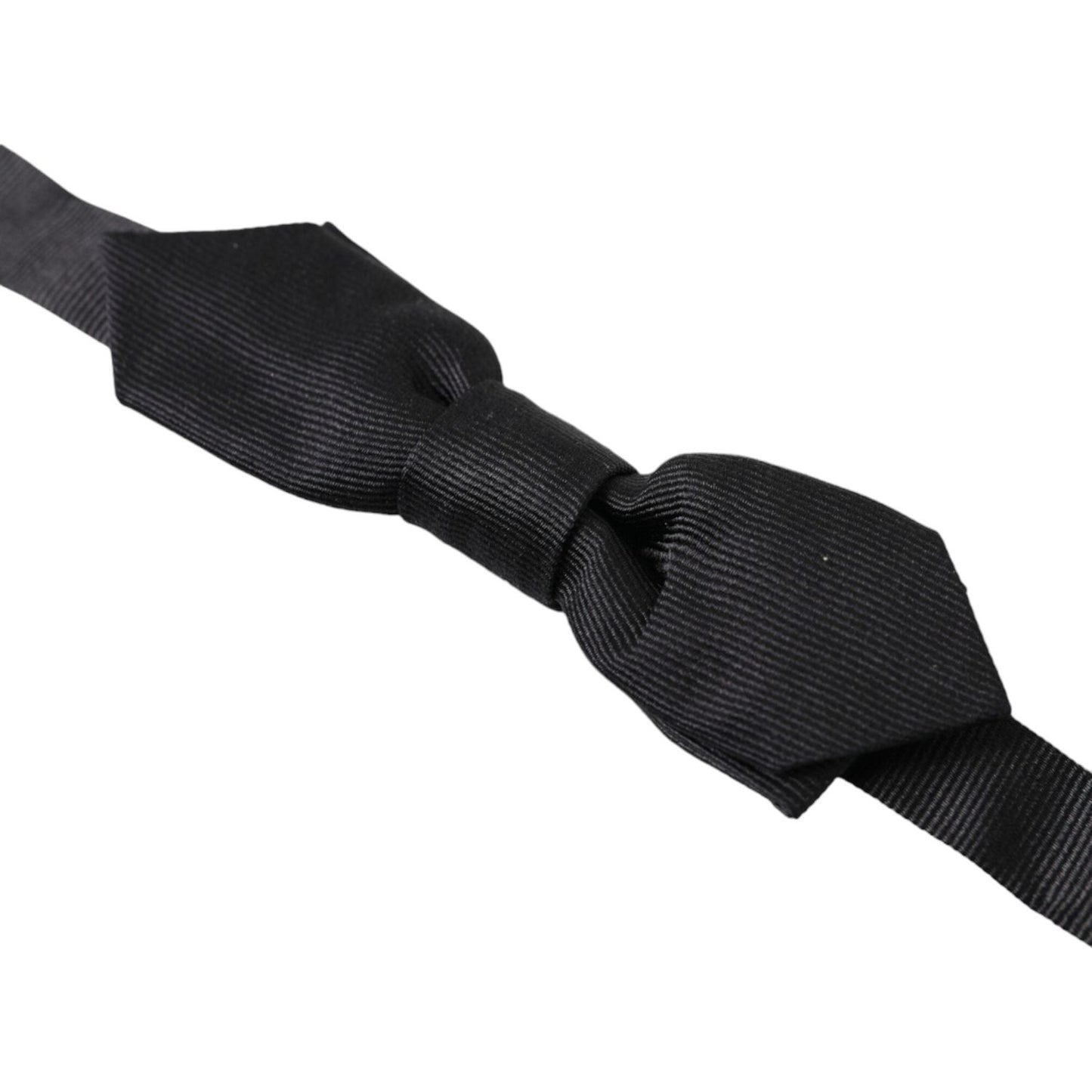 Elegant Silk Black Bow Tie for Sophisticated Style