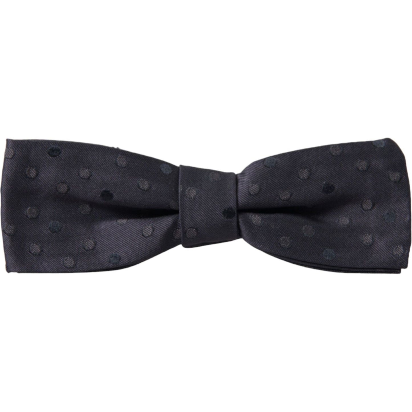 Elegant Polka Dot Silk Bow Tie