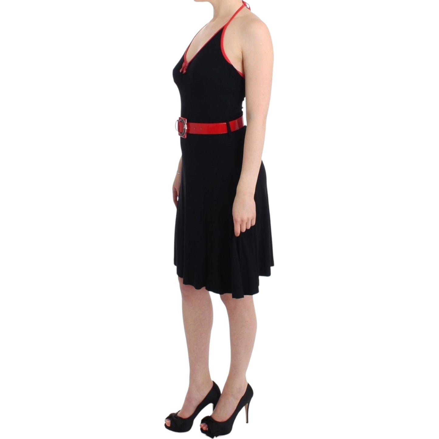 Elegant Black Palladio Knee-Length Dress