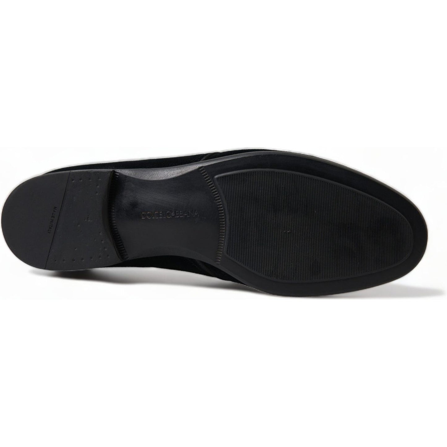 Elegant Black Velvet Derby Dress Shoes