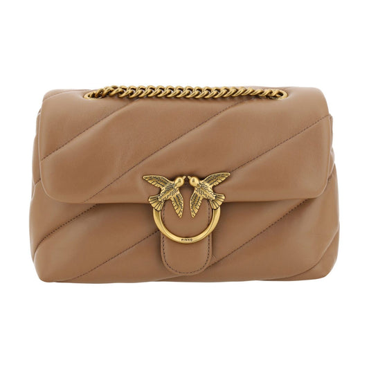 Elegant Quilted Calf Leather Shoulder Bag