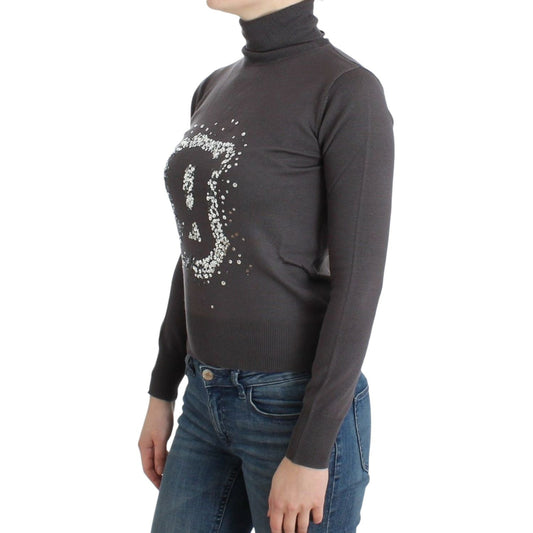 Elegant Virgin Wool Turtleneck Sweater