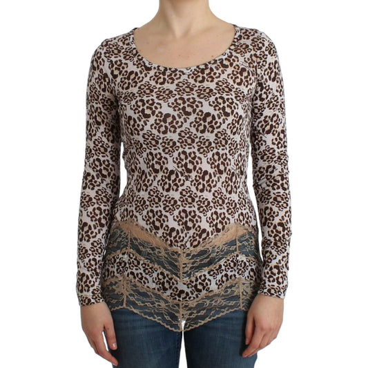 Elegant Floral Lace Longsleeve Top