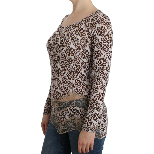 Elegant Floral Lace Longsleeve Top