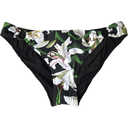 Elegant Floral Print Bikini Bottoms - Swim In Style