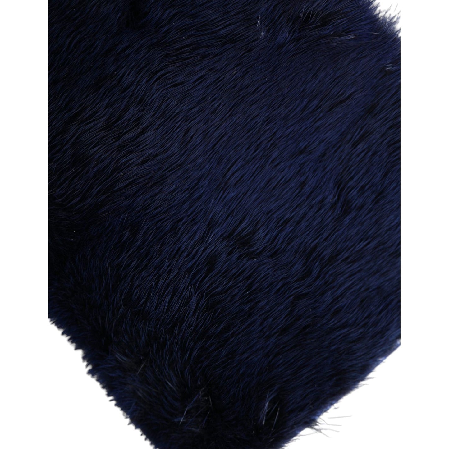 Exquisite Blue Mink Fur Shoulder Bag