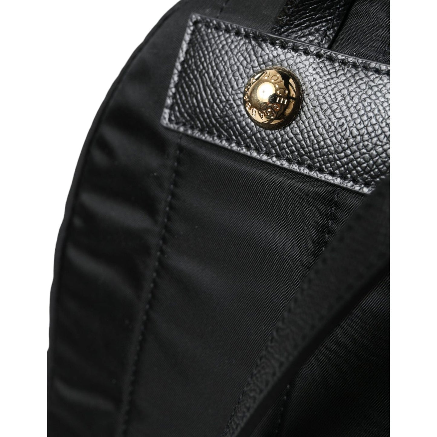 Elegant Black Gold Detail Backpack