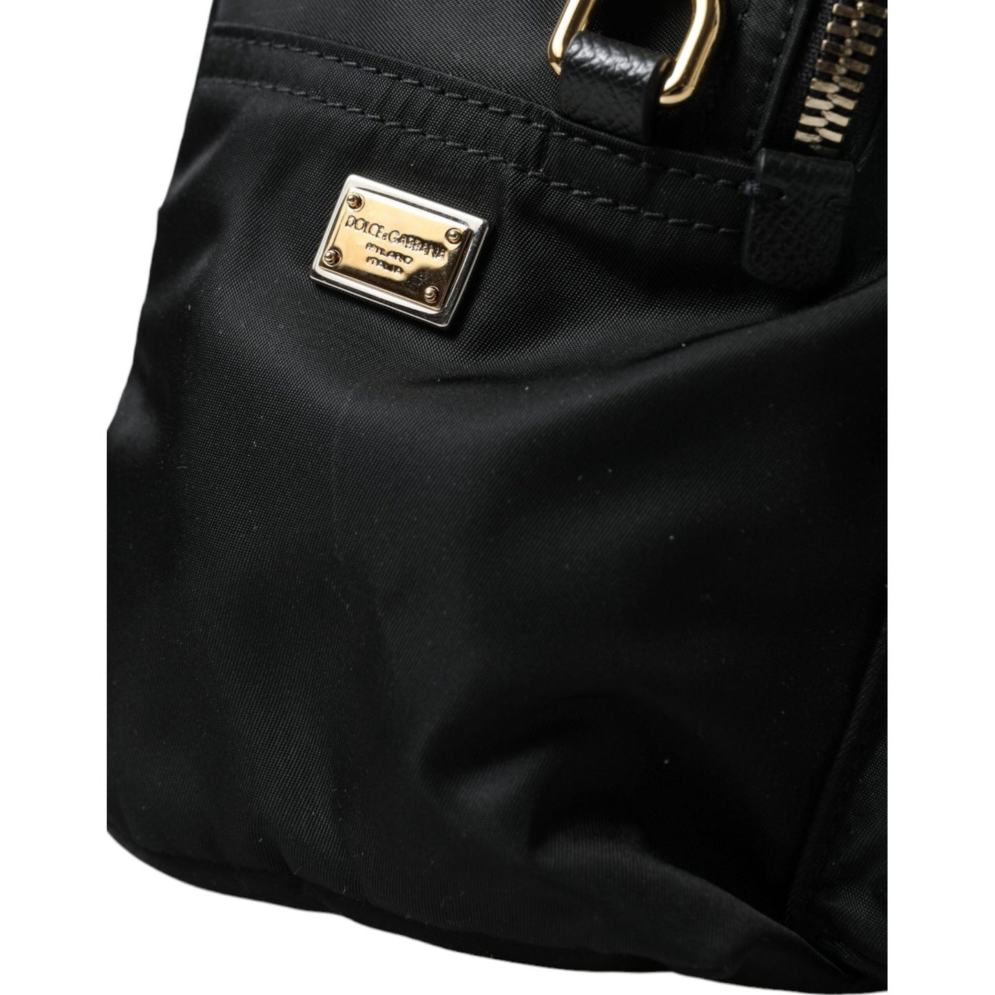 Elegant Black Gold Detail Backpack