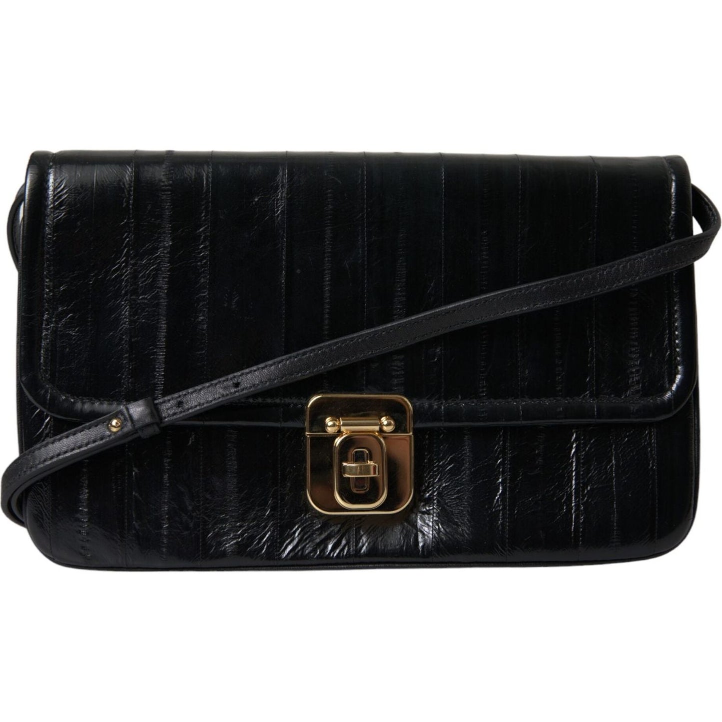 Elegant Eelskin Leather Shoulder Bag