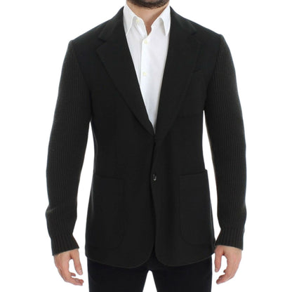 Dolce & Gabbana Green cashmere two button blazer