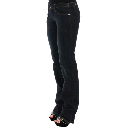 Chic Blue Slim Fit Denim Delight