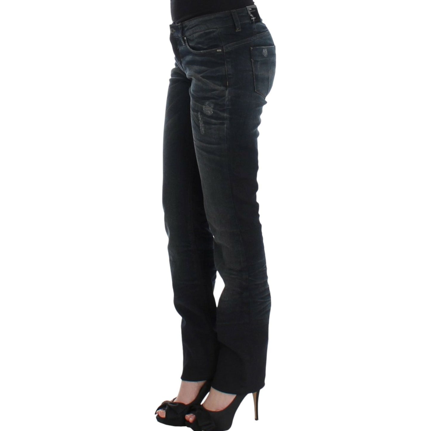 Chic Superskinny Blue Denim Jeans