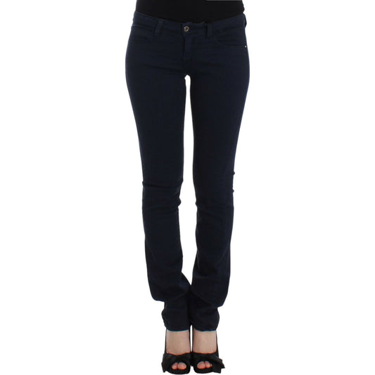 Chic Blue Straight Leg Denim Delight