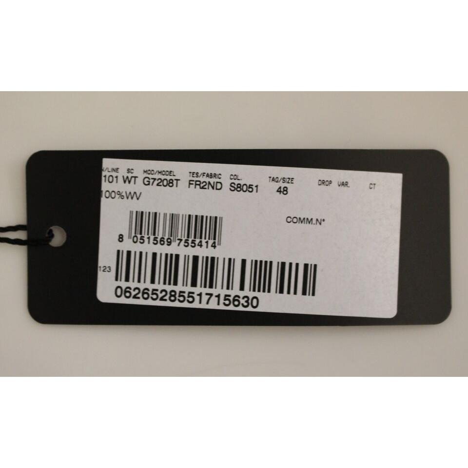 فستان من الصوف المخطط باللون الأسود من دولتشي آند غابانا