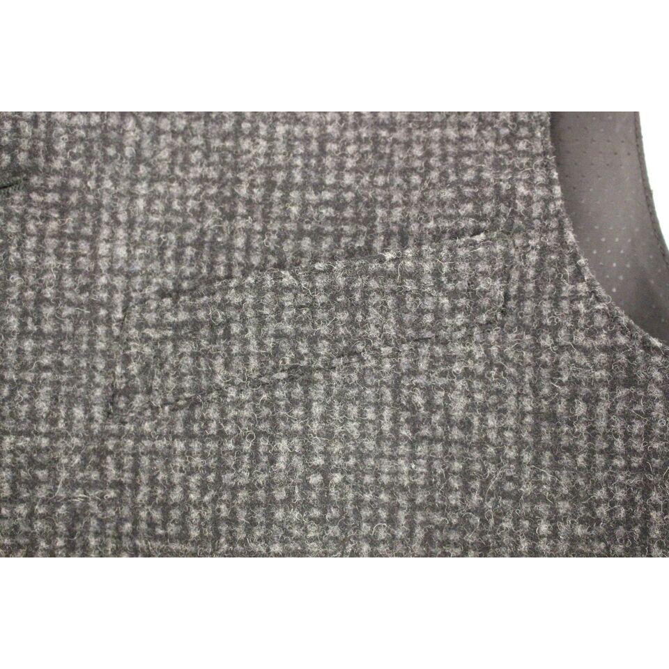 Dolce & Gabbana Gray Wool Blend Vest Gilet Weste